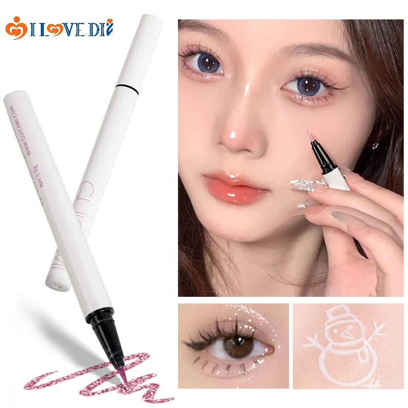 Bút Kẻ Mắt/Bút Kẻ Mắt Ánh Nhũ 4 Màu Tùy Chọn Chống Nước Chống Mồ Hôi Tiện Dụng