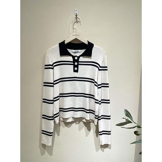Áo len cổ polo dài tay