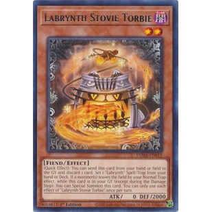 Thẻ Bài Yugioh Labrynth Stovie Torbie - TAMA-EN019 - Rare 1st Edition