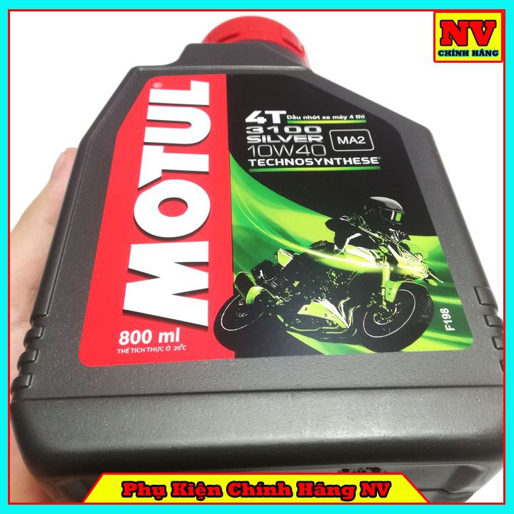 Dầu Nhớt MOTUL SILVER  4T Chính Hãng - 3100 10W40 800ML