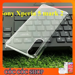Ốp lưng Sony Xperia 1/ Xperia 1 mark 2/ Xperia 5 nhựa CỨNG TRONG SUỐT