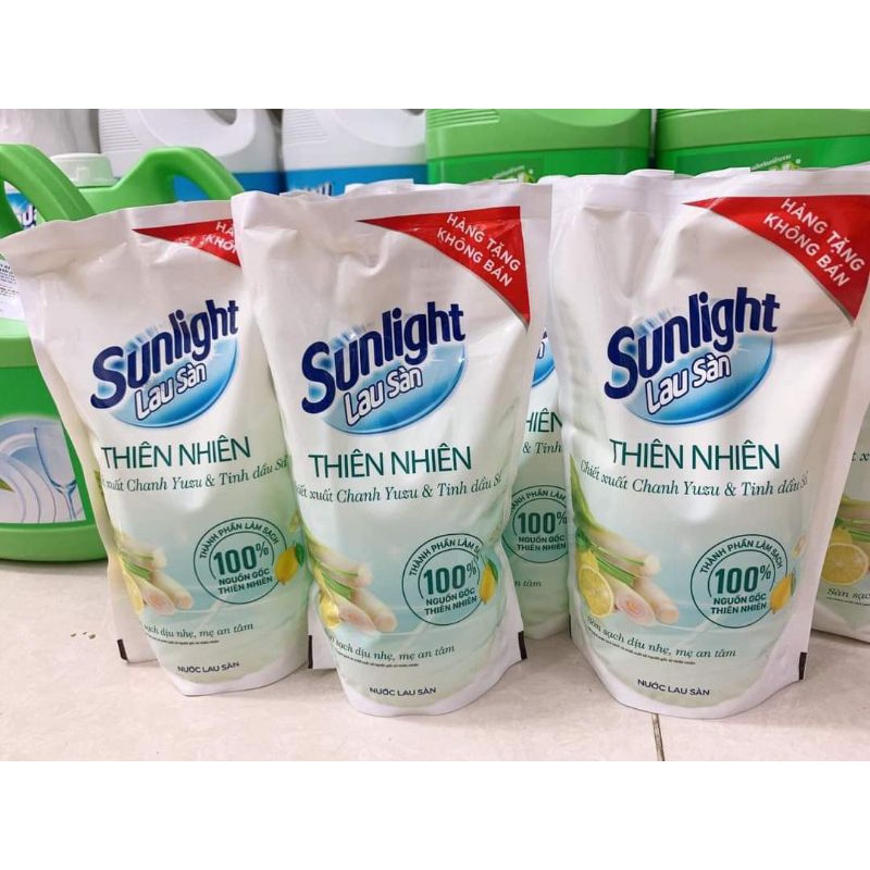 NƯỚC LAU SÀN SUNLIGHT TÚI KHUYẾN MÃI 550gr