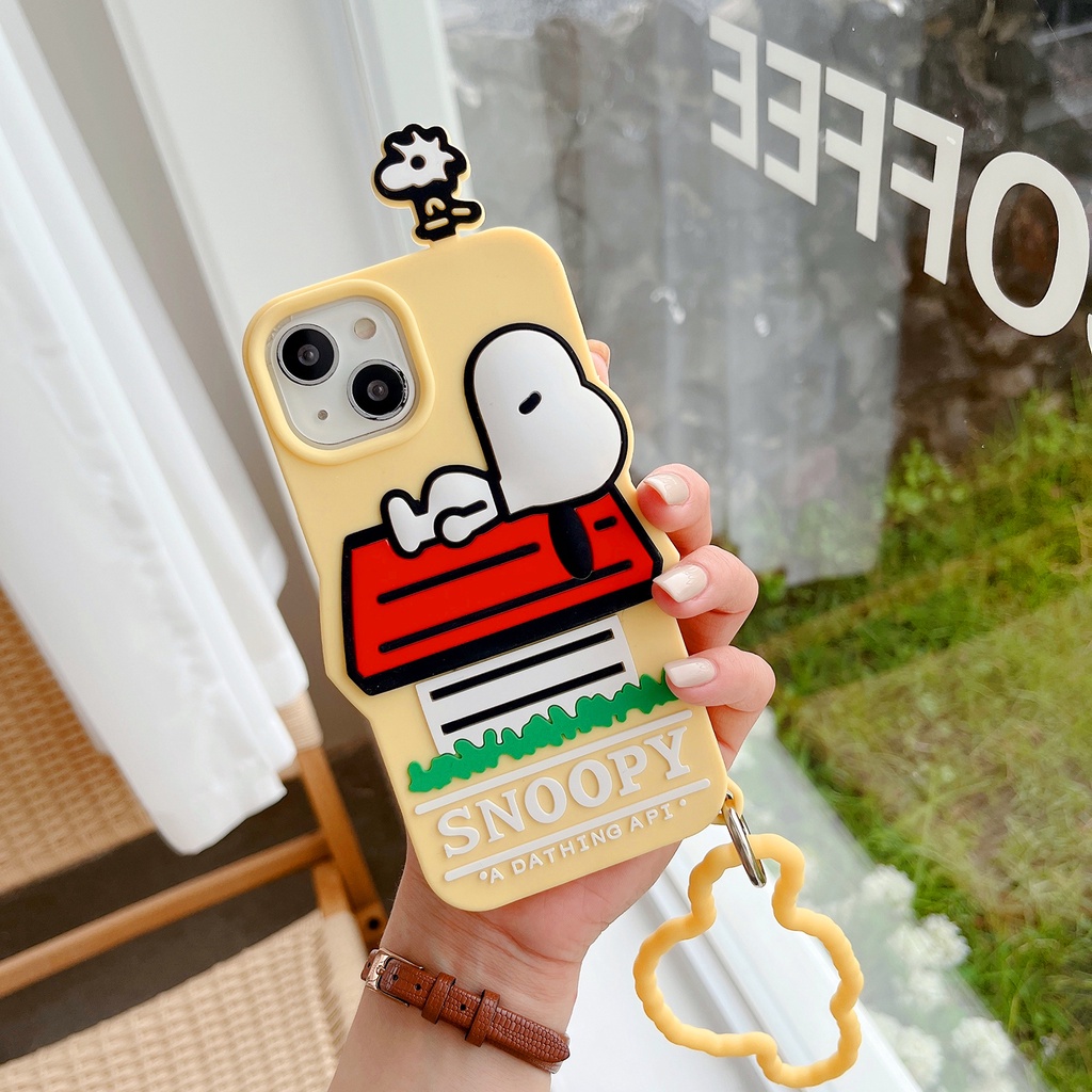 Ốp Điện Thoại Mềm Chống Sốc In Hình Snoopy Hoạt Hình Cho iPhone 6 7 8 Plus X XS XS MAX XR 11 12pro 13promax