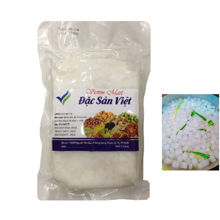 500G Thạch dừa loại 15 Ly ép thô (khô) có tặng kèm hương liệu