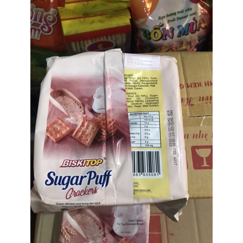 Bánh ăn kiêng Biskitop Sugar Puff 290g