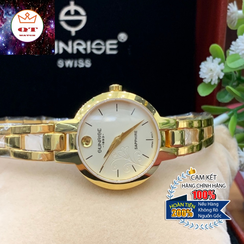 Đồng Hồ Nữ SUNRISE 9952AB Dạng Lắc Tay Xinh Xắn