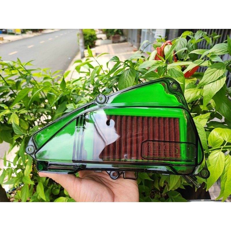 Nắp Pô E &amp; Lọc Gió Thép SCOOPY 2021-&gt;2023 Trong Suốt