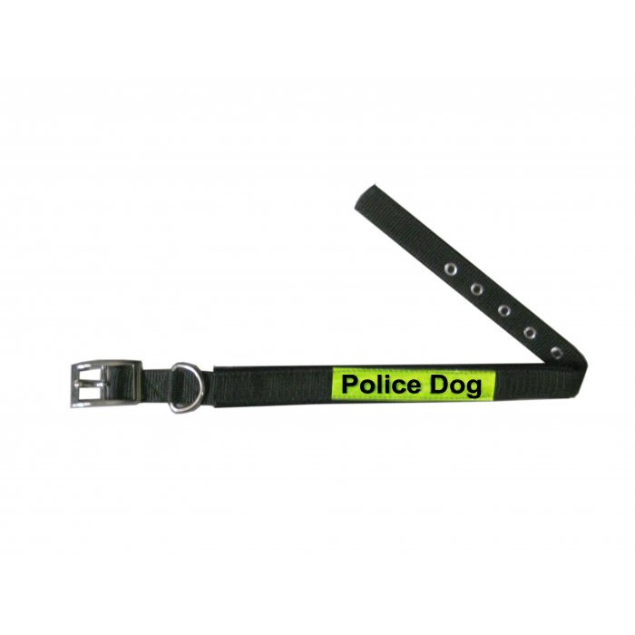 Bộ Dây Dắt Chó Kèm Yếm Ngực Police Phản Quang 2.0cm - 2.5cm - 3.0cm