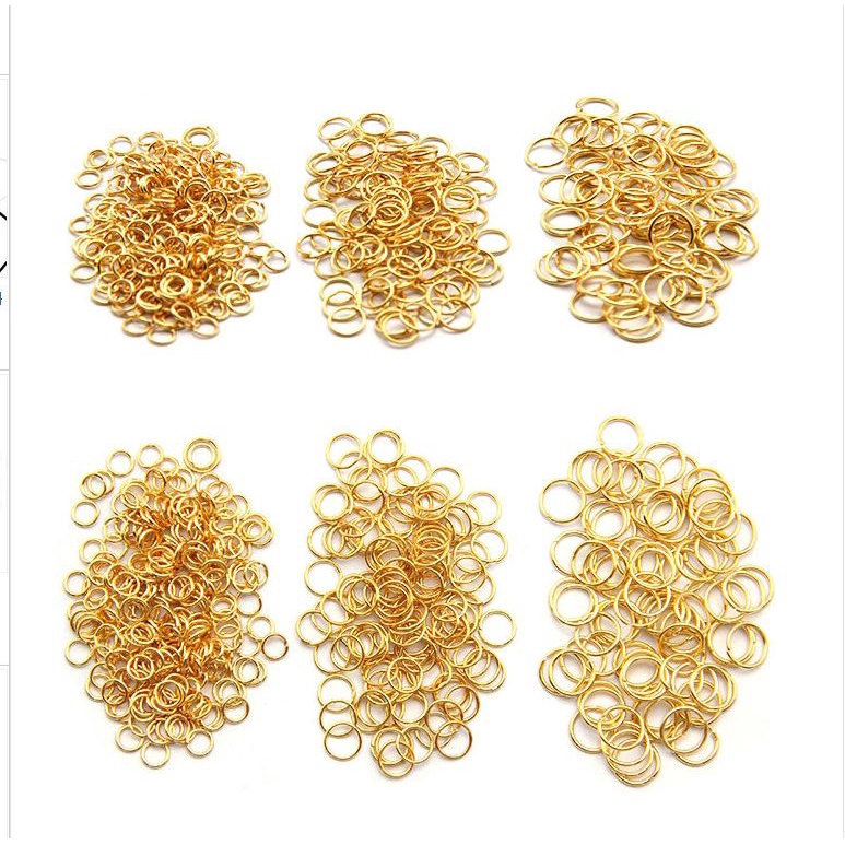 100gam KHOEN TRÒN KẾT NỐI CÁC PHẦN KHUYÊN TAI, VÒNG, MÓC KHÓA 4-5-6-7-8-10mm