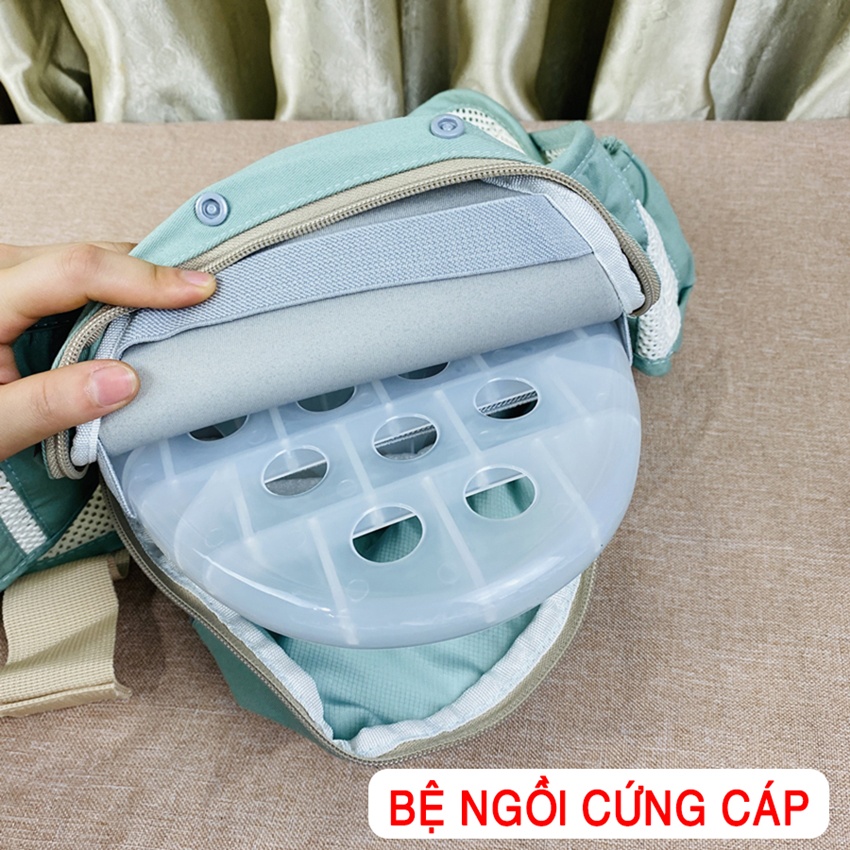 Địu Em Bé 6 Tư Thế INBEAR [IBC-4100] - Chống Gù, Có Lưới Tổ Ong Thoáng Khí, Đai Em Bé Sơ Sinh