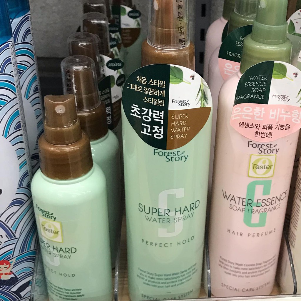 [CHÍNH HÃNG][Forest Story] Xịt tóc dưỡng ẩm tạo kiểu siêu cứng từ thảo dược SUPER HAIR Water Spray