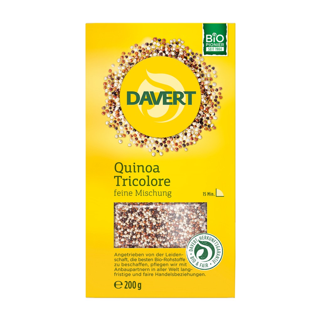 Quinoa mix ( Hạt diêm mạch hỗn hợp ) hữu cơ Davert 200gr