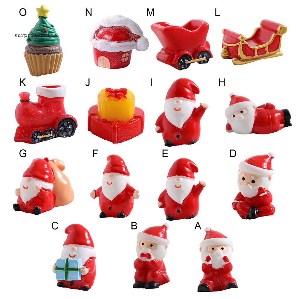Đồ trang trí Ông Già Noel Mini Trang Trí Giáng Sinh