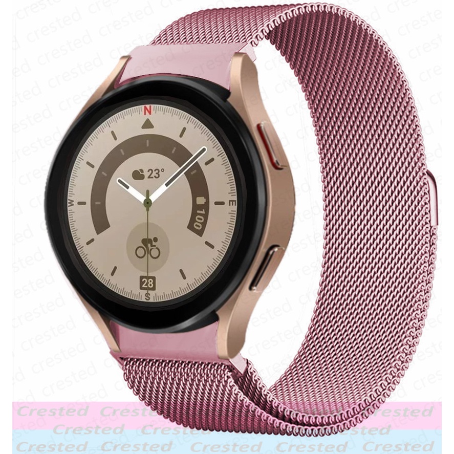Dây Đeo Milanese Bằng Kim Loại Cho Đồng Hồ Thông Minh Samsung Galaxy Watch 5 / 4 / 4 Classic 20mm 22mm 5 pro 45mm