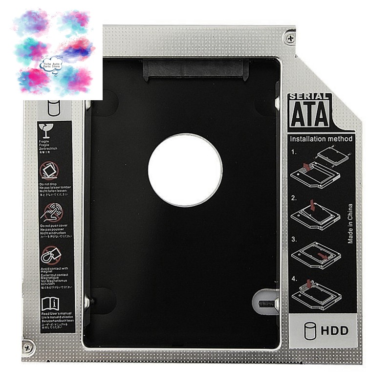 Hộp Đựng Ổ Cứng 12.7mm Sata 2.0 2nd Hdd Caddy 2.5 "Hdd Ssd Cho Notebook 12.7mm Odd Dvd-Rom