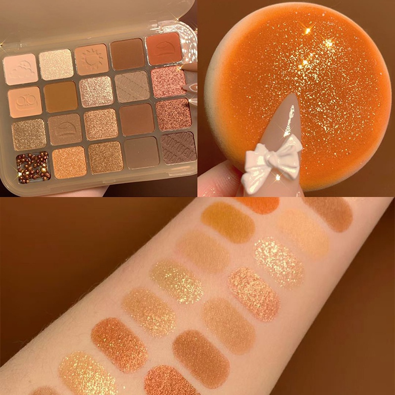 [Hàng mới về] Bảng Phấn Mắt Dikalu 20 Màu Lì Và Ánh Ngọc Trai Tông Đất Độc Đáo | BigBuy360 - bigbuy360.vn