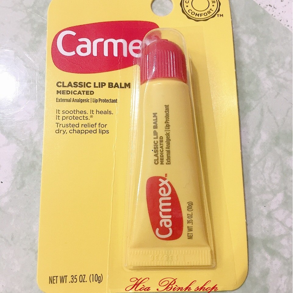 Son dưỡng chống khô môi Carmex Classic Lip Balm Medicated 10g Hàng Mỹ