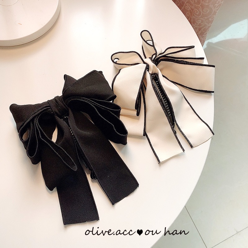 Kẹp Tóc Hình Nơ Cỡ Lớn Thời Trang Mùa Hè Xinh Xắn Cho Nữ