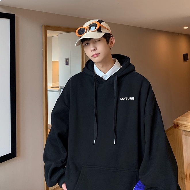 Áo Hoodie Dáng Rộng Đơn Giản Thời Trang Hàn Quốc Cho Nam áo hoodie unisex