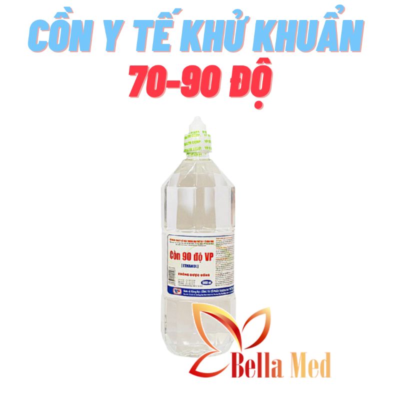 Cồn sát khuẩn 70 và 90 độ chai 1 lít