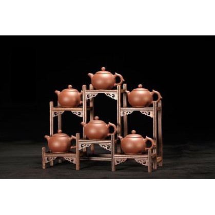 Kệ gỗ 6 tâng mini cho bàn trà, bonsai mini và vật phẩm phong thủy
