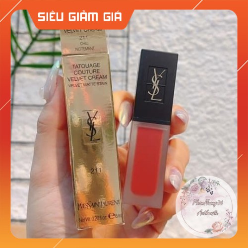 [Chính Hãng] Son kem YSL Tatouage Couture Velvet Cream Liquid Lipstick