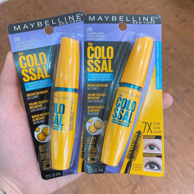 Mascara chuốt mi Maybelline Colossal Volume Express 7X Mỹ làm dày