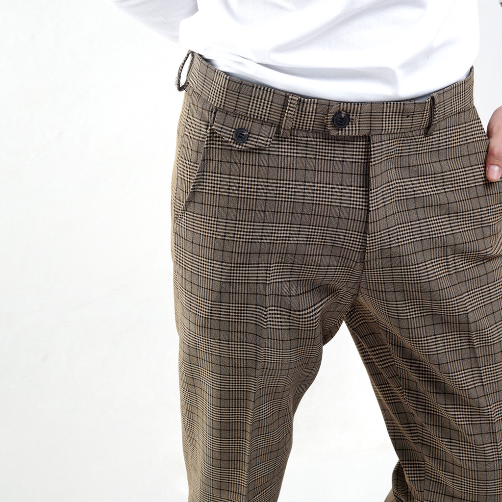 Quần âu nam SAYME quần dài kẻ caro phong cách hàn quốc MCTR0002