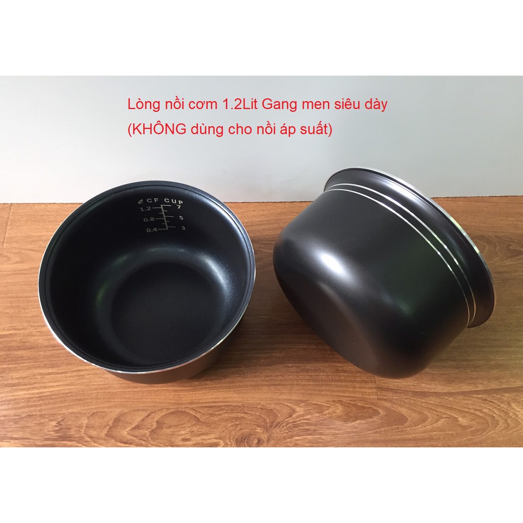Lòng nồi cơm điện 1.2lit – Ruột nồi cơm điện tử 1.2L