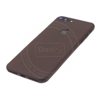 Miếng dán da dán full viền cho iphone 8 Plus làm từ da thật cao cấp - Davis