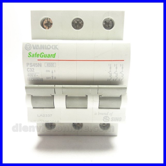 Cầu dao tự động, CB 3P-40A Sino - Điện Việt