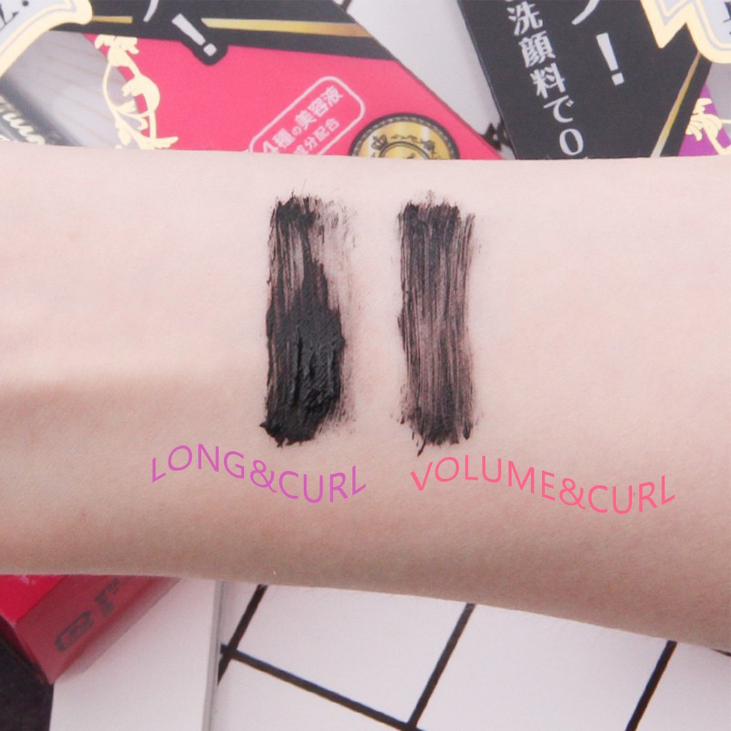 Mascara kiss me hàng auth chống nước, dày mi, dài mi & tạo mi cong không lem