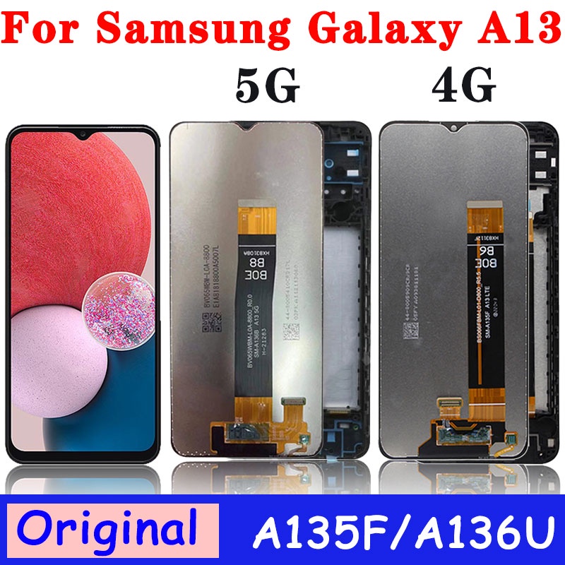 Màn Hình LCD Cảm Ứng Thay Thế Cho Samsung Galaxy A13 5G A136 SM-A136B A136U A13 4G A135 SM-A135F