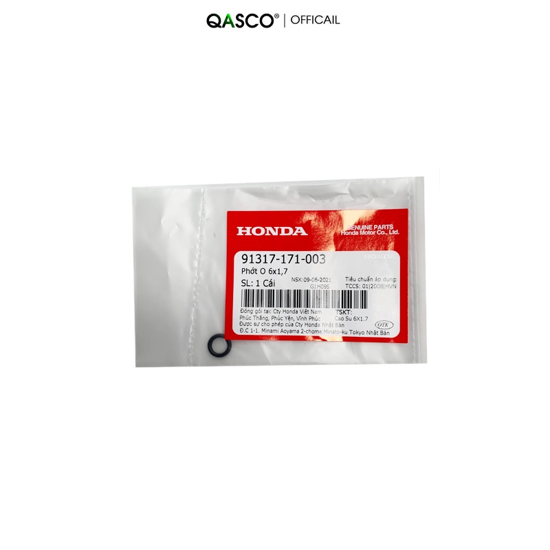 Phớt O HONDA Dream / Wave anpha / Future II / Rsx (6×1/7)  QA(91317171003) _( 1317)