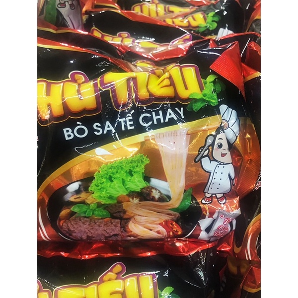 hút tiếu bò sate chay