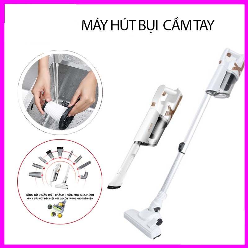 Máy hút bụi cầm tay gia đình Yangzi vô cùng tiện lợi và lực hút cực khỏe