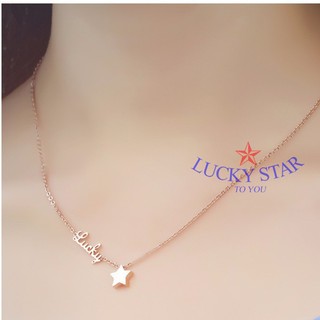 Dây chuyền ngôi sao may mắn TiTan không đen