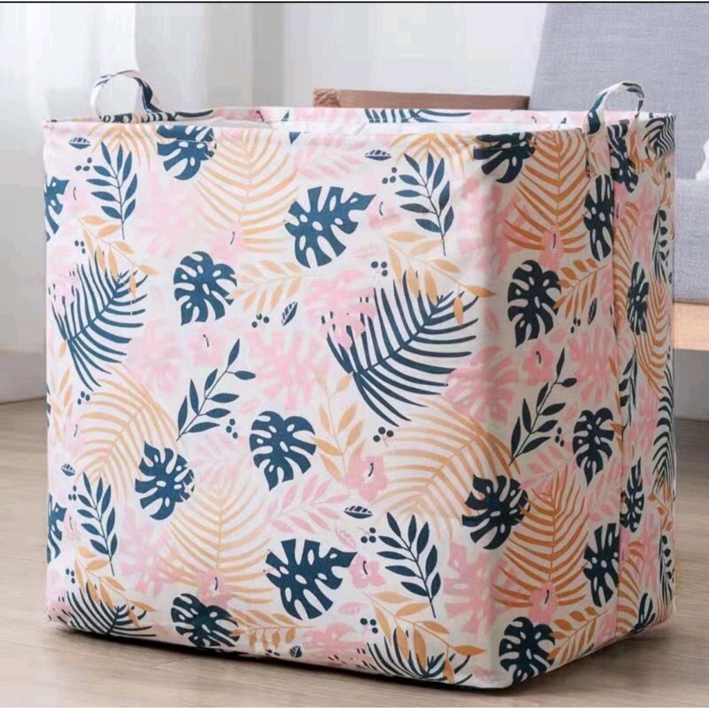 Giỏ Đựng Quần Áo Đa Năng 100 lít, Túi Đựng Chăn Màn Washday Gấp Gọn 50x50x40cm - MTDDT