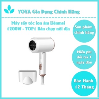 Máy sấy tóc mini ion âm bảo vệ tóc liênmei 1200w