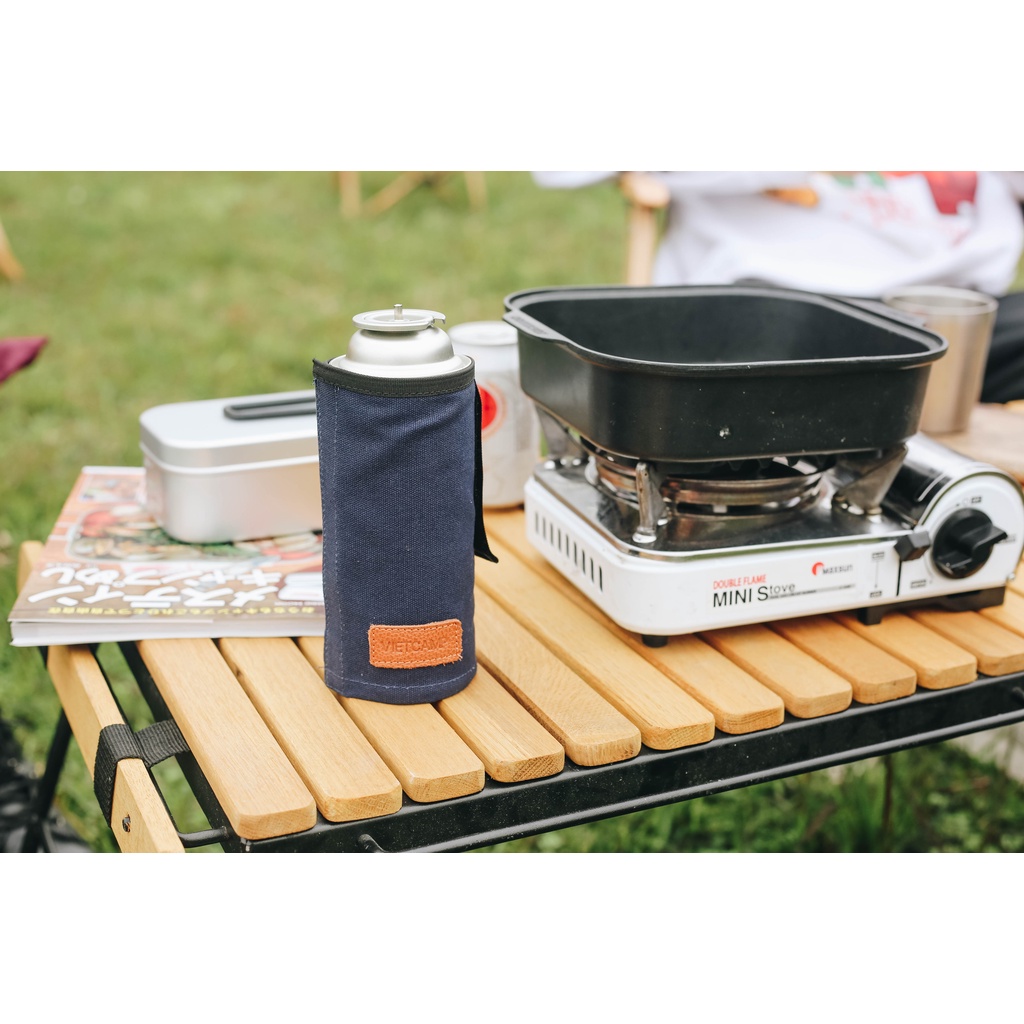 Vải bọc bình ga mini Vietcamp cho 2 loại bình dài 220g - tròn 230g