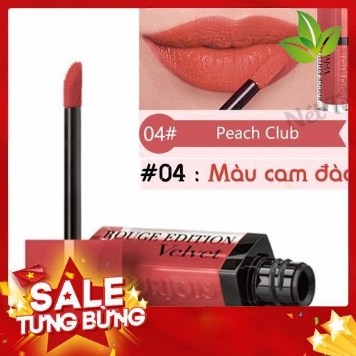 Son Bourjois Velvet 04 màu hồng đào