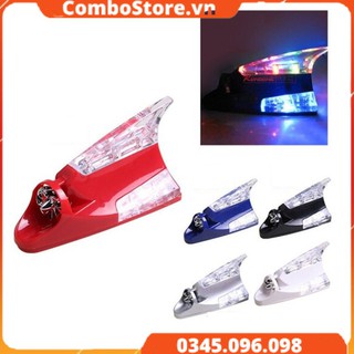 Ăng ten vây cá ô tô xe hơi LED năng lượng gió