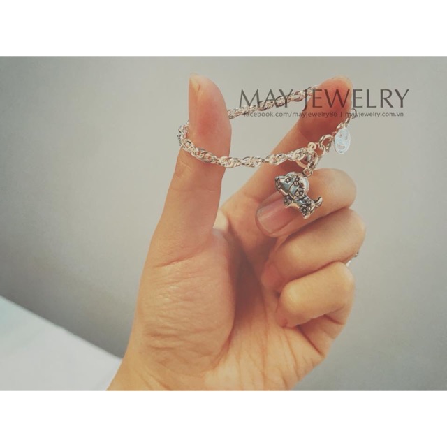 lắc xoắn mix charm con giáp