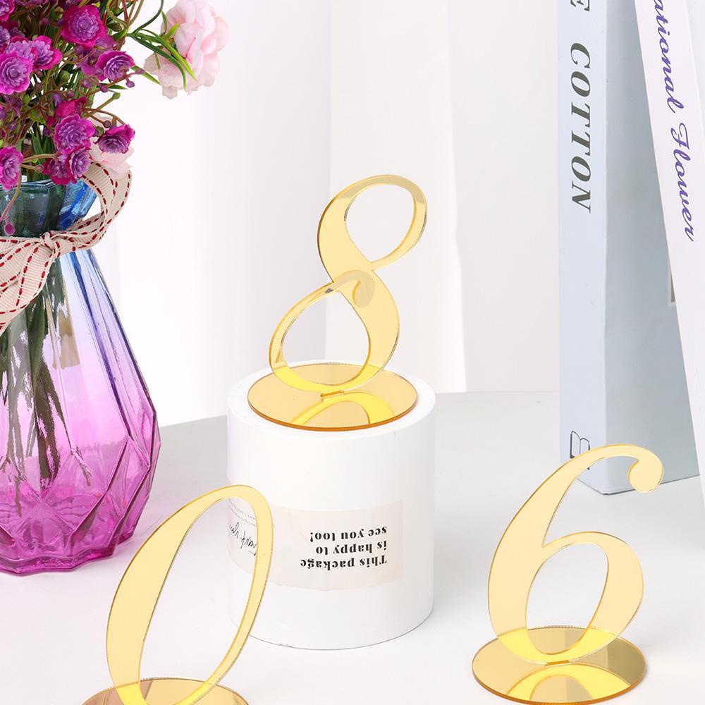 Biển Số Để Bàn Kèm Đế Trang Trí Tiệc Lãng Mạn