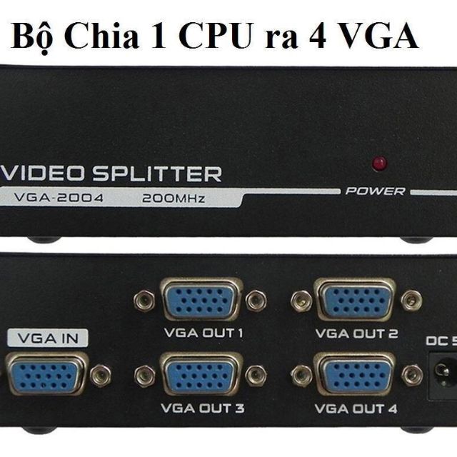 Bộ chia 1 CPU ra 4 VGA