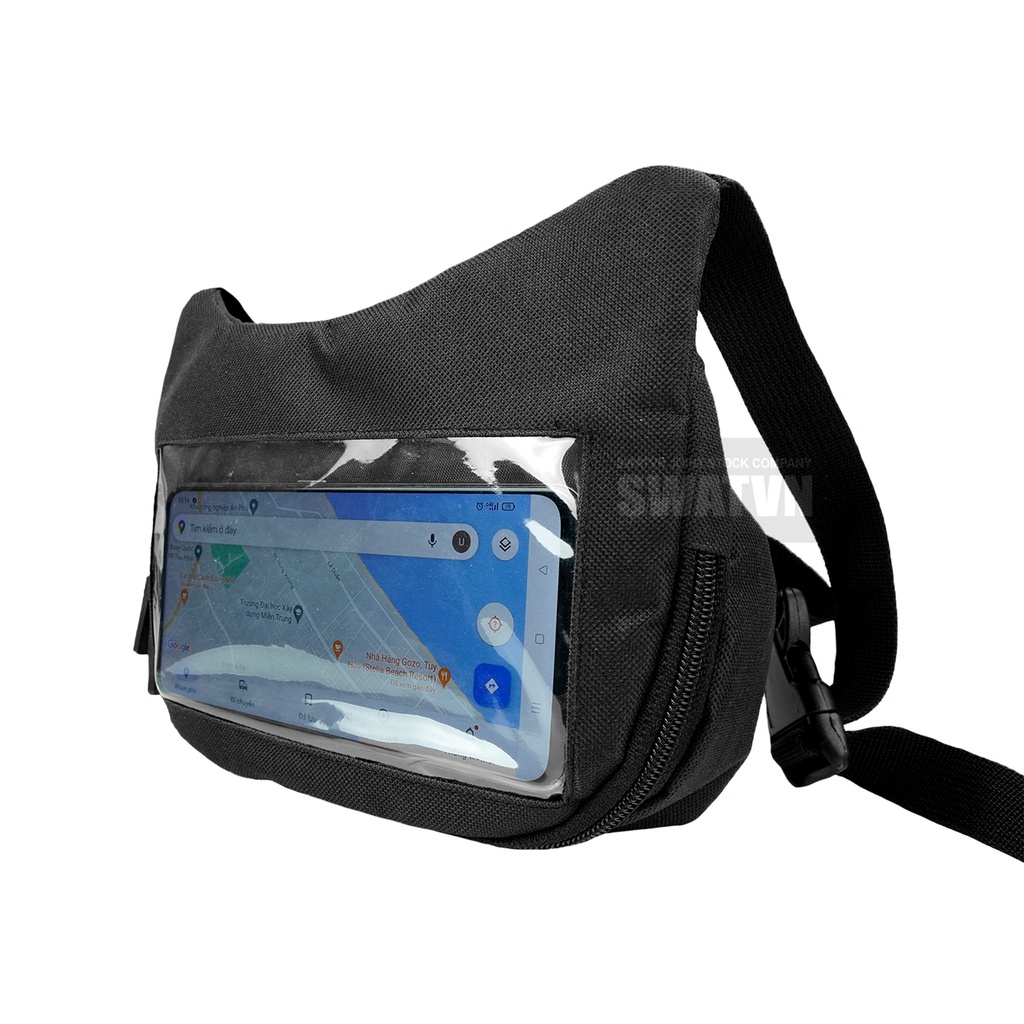 Túi grab treo đầu xe máy đựng điện thoai và vật dụng tiện lợi - TÚI NGANG