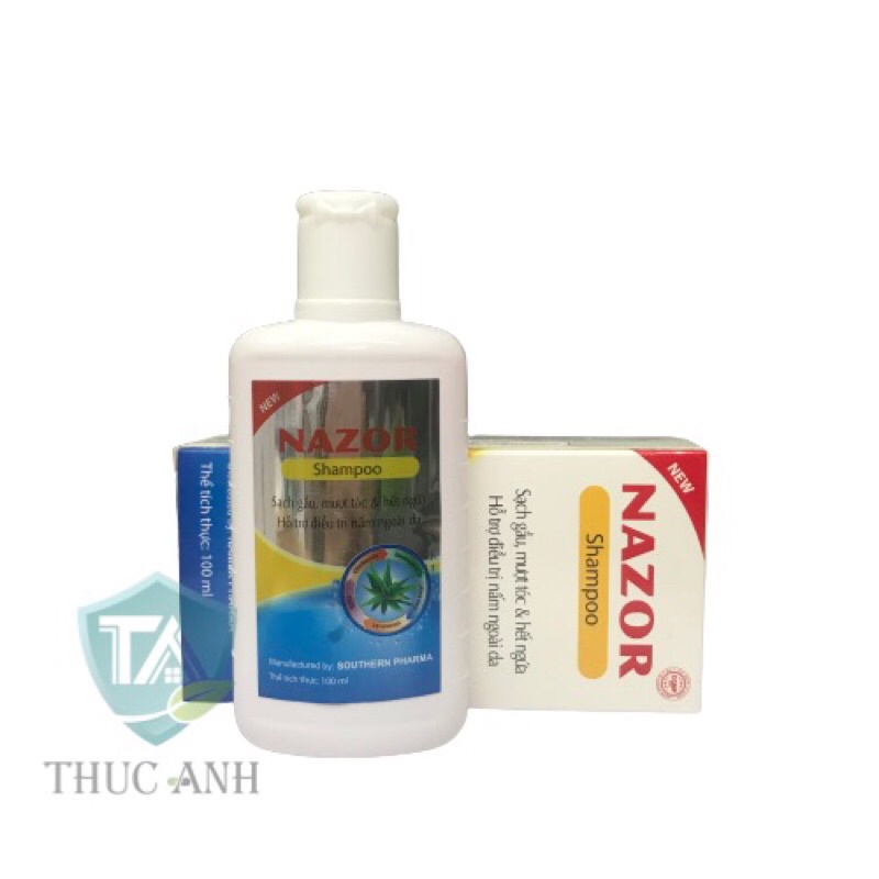 Dầu gội Nazor shampoo, giúp sạch gầu, mượt tóc, hết ngứa