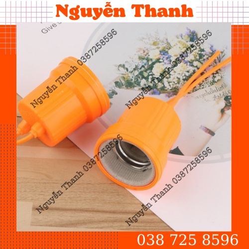 Đuôi đèn sứ chống cháy bọc nhựa