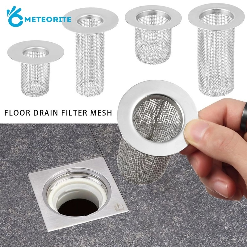 Nắp Lọc Rác Bồn Rửa Chén/Phòng Tắm Bằng Thép Không Gỉ Tiện Lợi