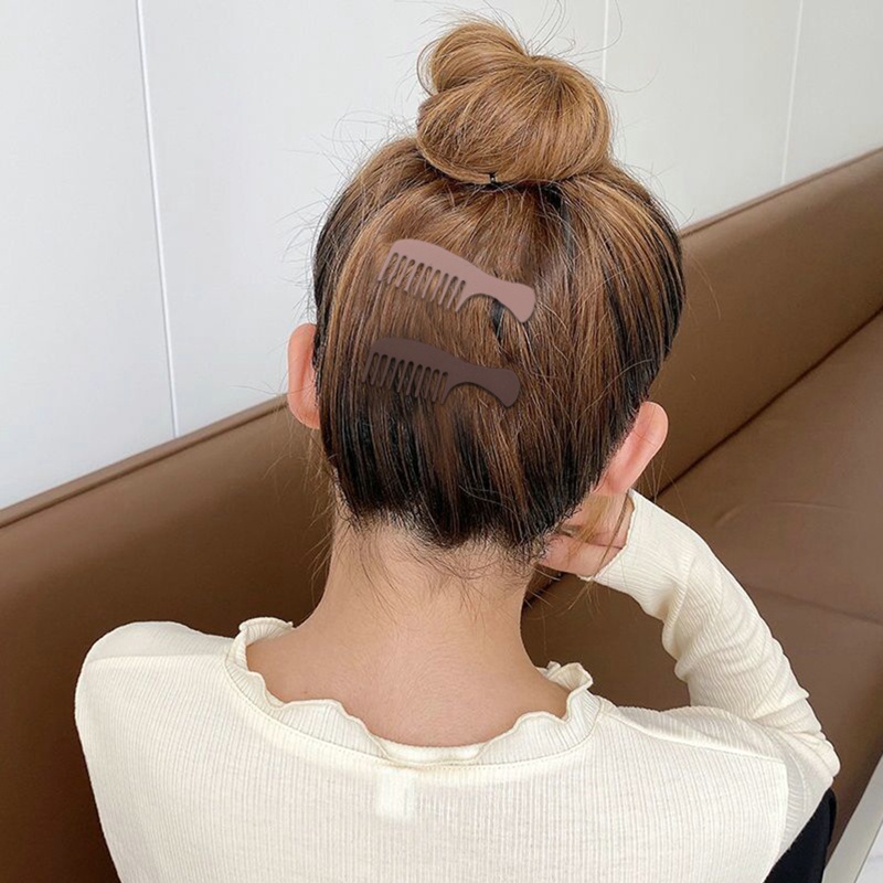 Bộ 3 Kẹp Tóc Hình Lược Nhỏ Xinh Xắn Phong Cách Hàn Quốc Cho Nữ timetunnel